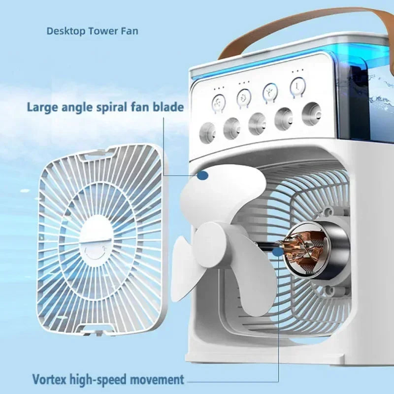 3 In 1 Fan AIr Conditioner Household Small Air Cooler - Empire P.E