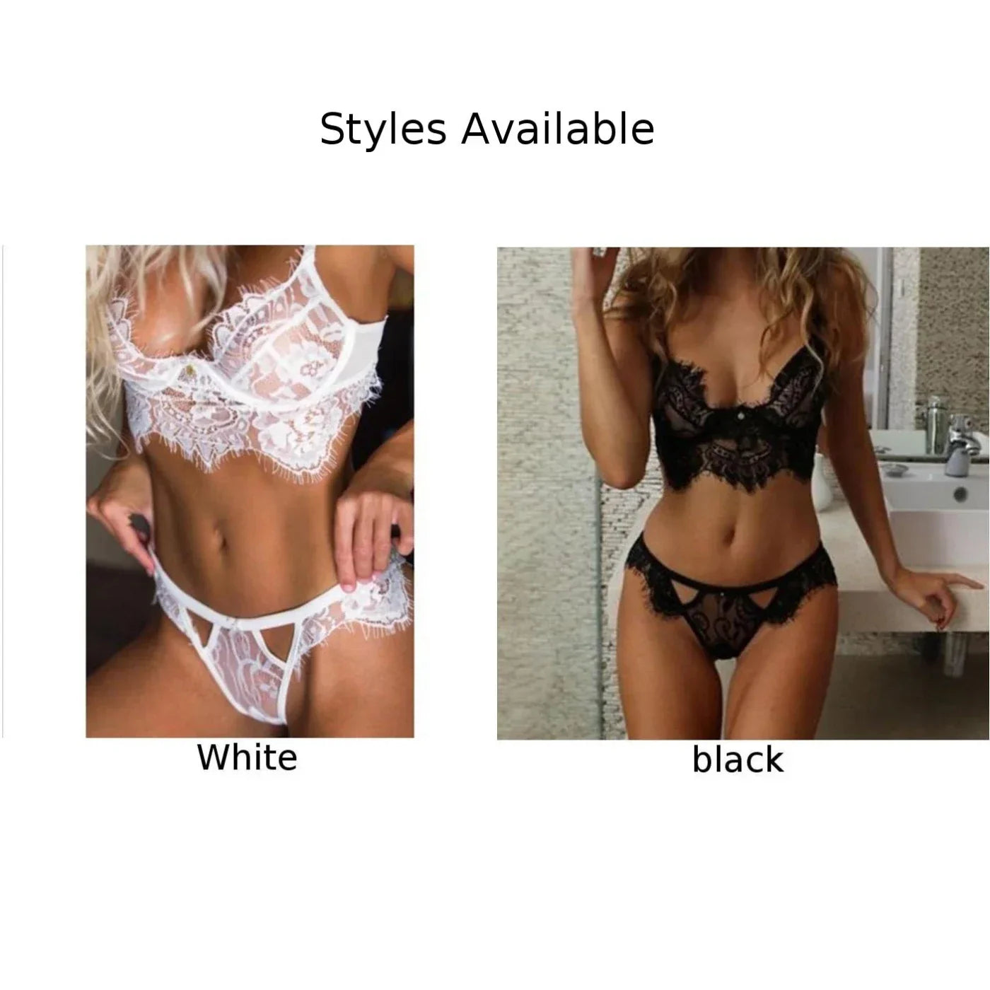 Lace Lingerie Set Breathable Fabric - Empire P.E