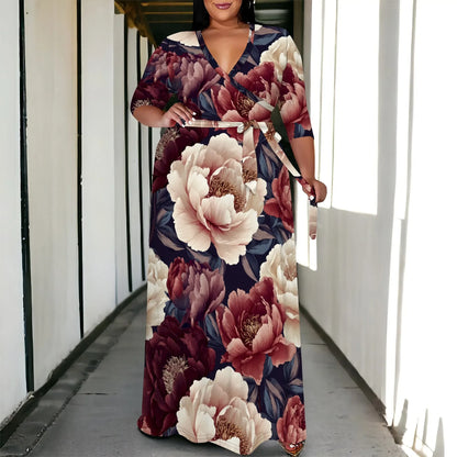 Plus Size Maxi Dress for Women - Empire P.E