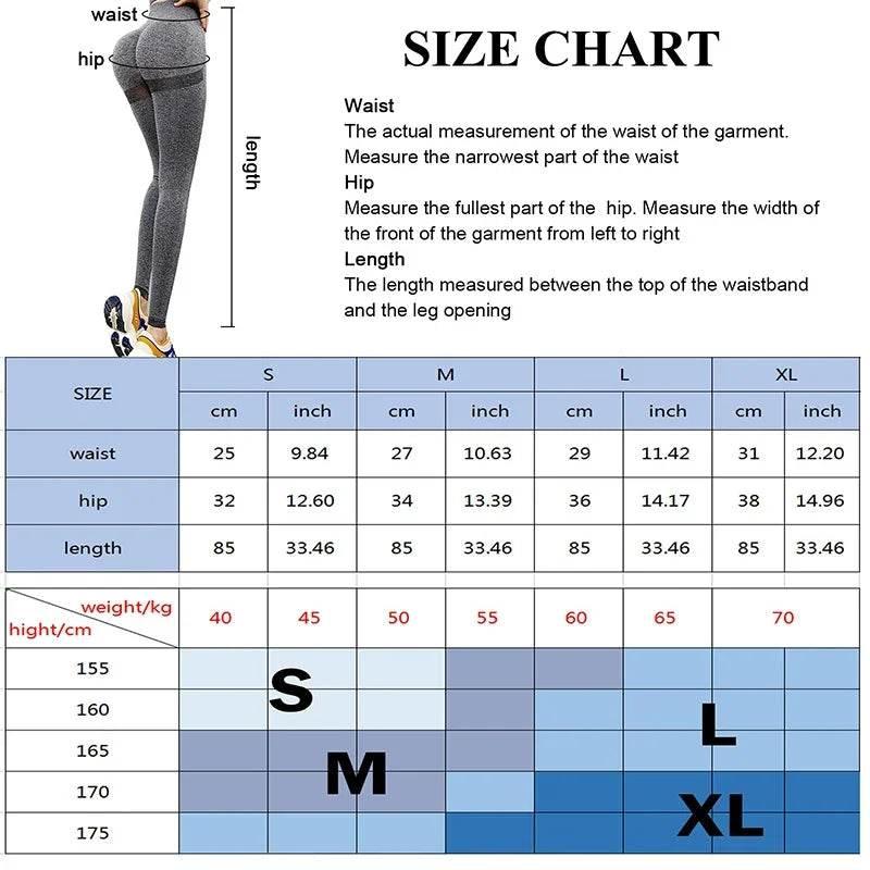 Women Yoga Leggings High Waist Exercise Sports Trousers Running Fitness Gym Leggings Quick Dry Hip Lifting Femme Slim Pants - Empire P.E