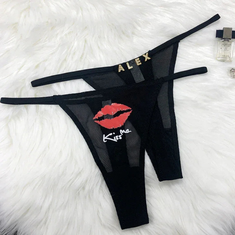 Custom Thongs Name Letter Women - Empire P.E