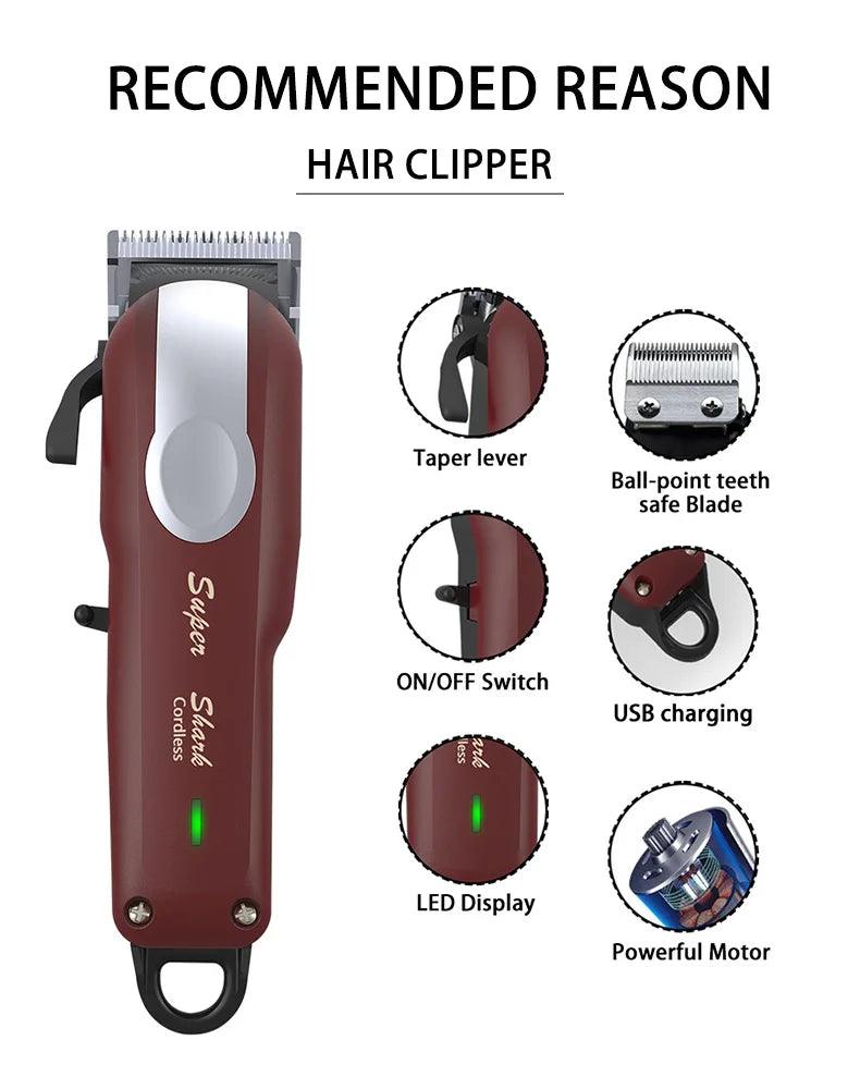 Professional Hair Clipper Powerful Lithium Battery USB Chargeable - Empire P.E