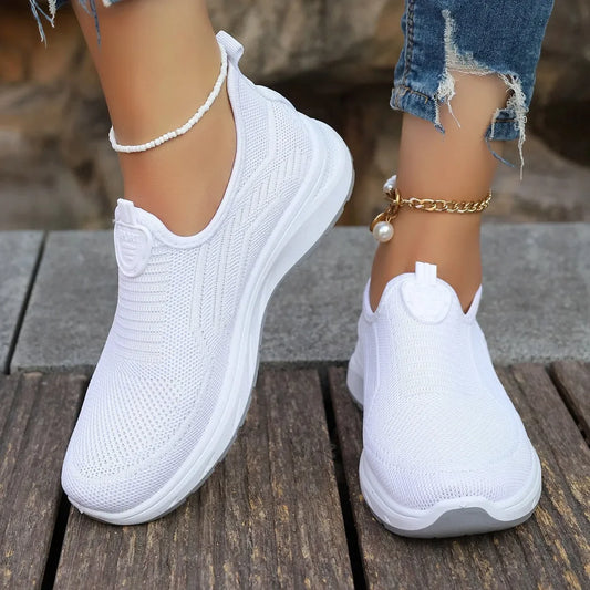 2025 New Spring /Autumn Knitted Breathable Casual Sports Shoes - Empire P.E