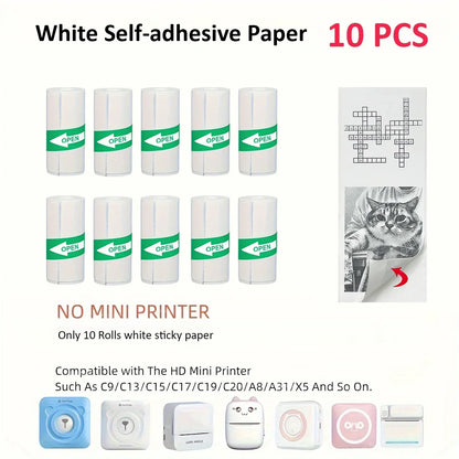 Rolls Of Self-Adhesive Paper Portable Thermal For Printer - Empire P.E