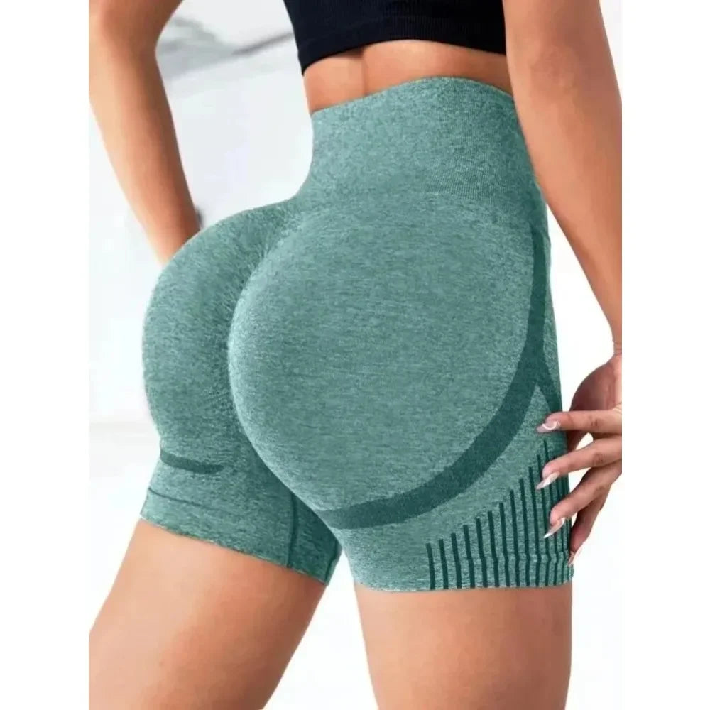 Women Yoga Shorts High Waist Workout Shorts