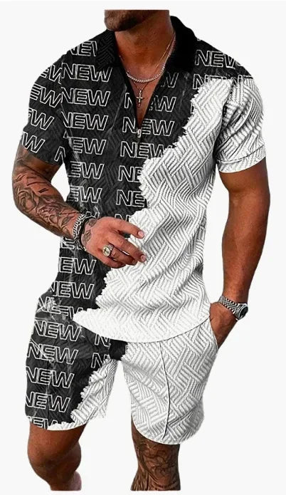 Men's Summer suit Polo Tracksuit Set - Empire P.E