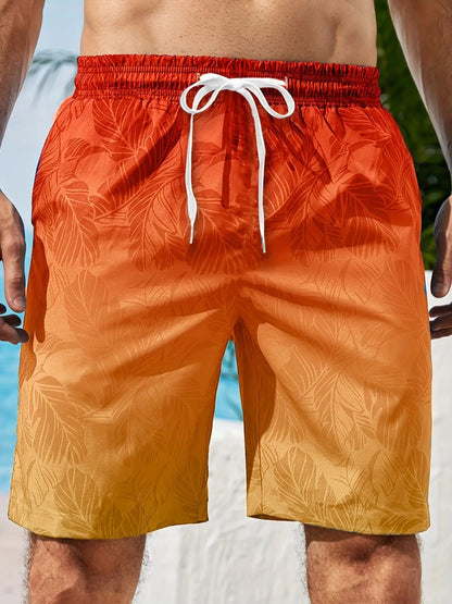 Men's 3D Print Graffiti Art Pattern Beach Shorts