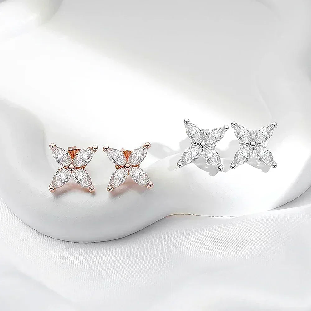 3.6CT Butterfly Moissanite Jewelry Set for Women S925 Sterling Silver - Empire P.E