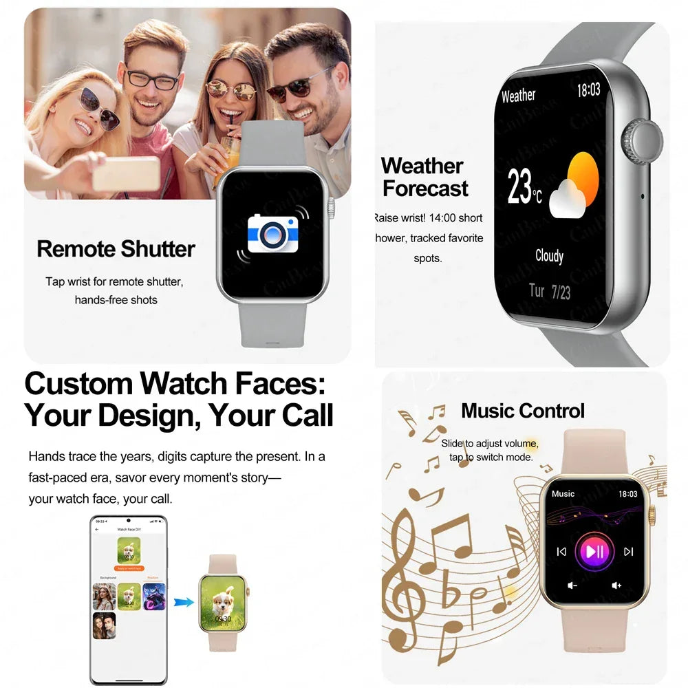 2025 New Smart Watch Full Touch Screen Bluetooth Call