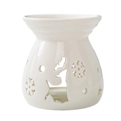 Ceramic Tea Light Candle Holder Small Essential Oil Burner
