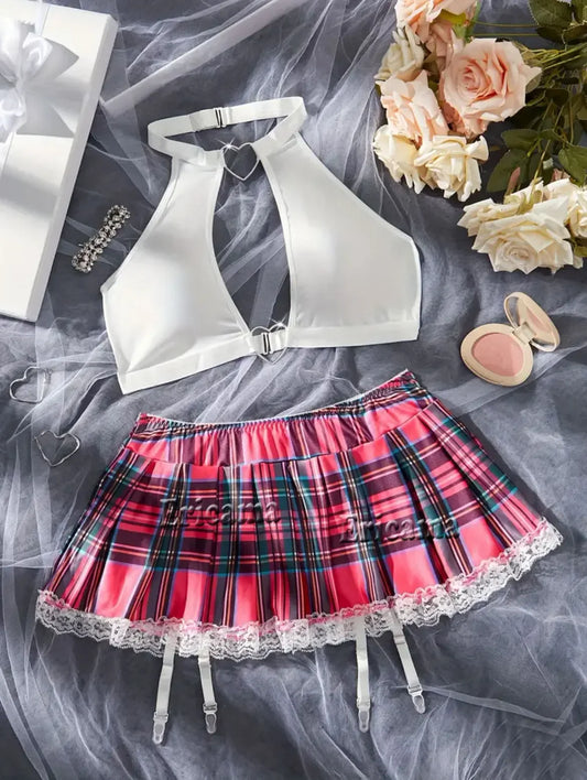 Erotic Sexy Student Uniform Bra And Panty Set - Empire P.E