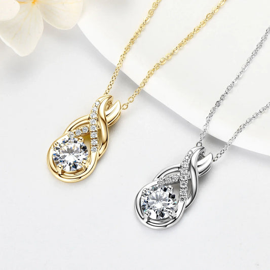 8mm 2.0CT D Moissanite Jewelry Sets 925 Sterling Silver - Empire P.E