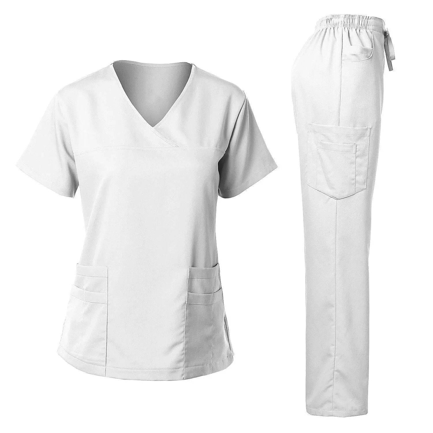 Anti Wrinkle Washable Soft Fabric Nurse Scrubs Hospital Uniform Medical Scrubs Jogger Scrubs Sets Medical Clothing for Women - Empire P.E