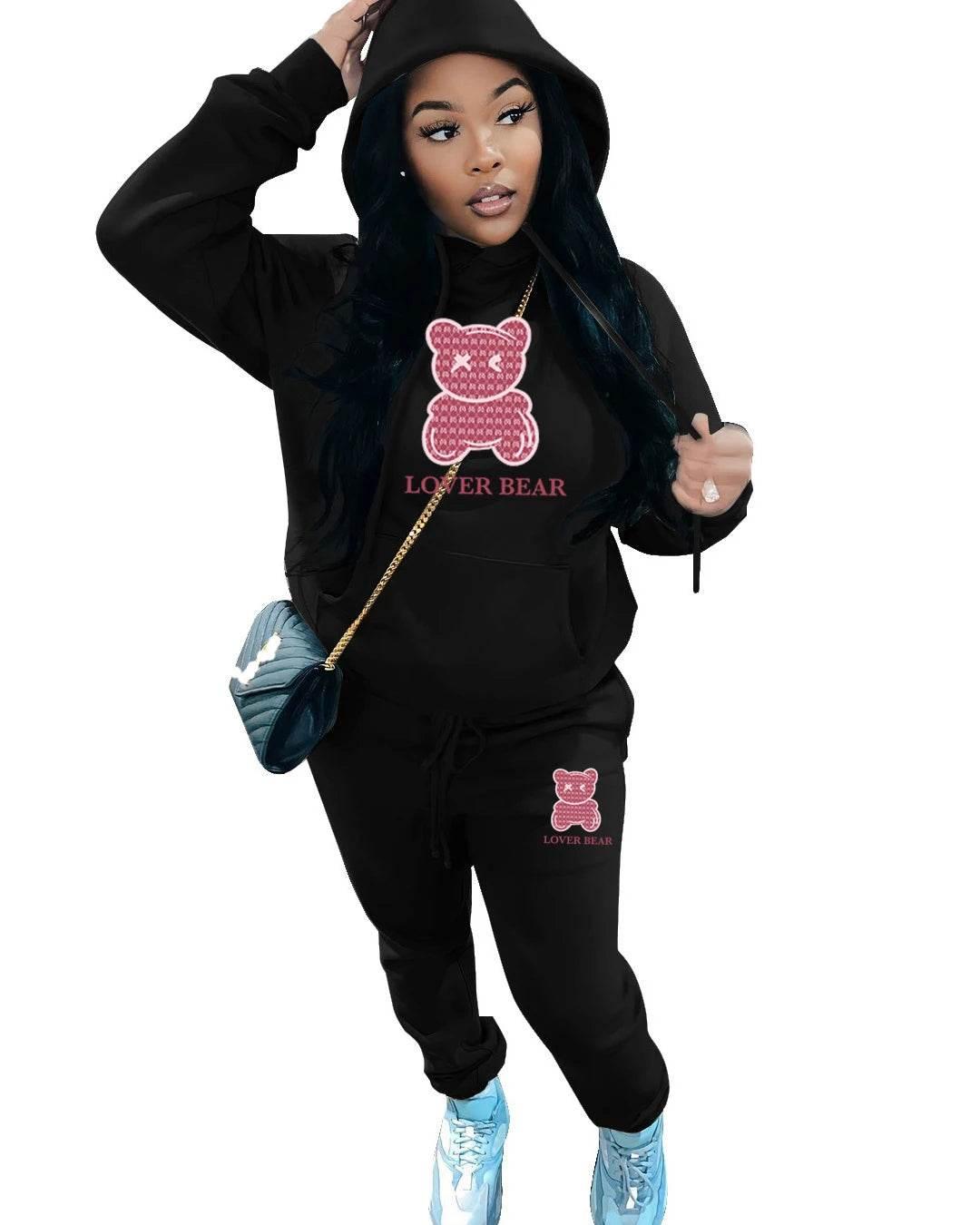 Autumn Fashion Letter Print Hoodie Sets - Empire P.E