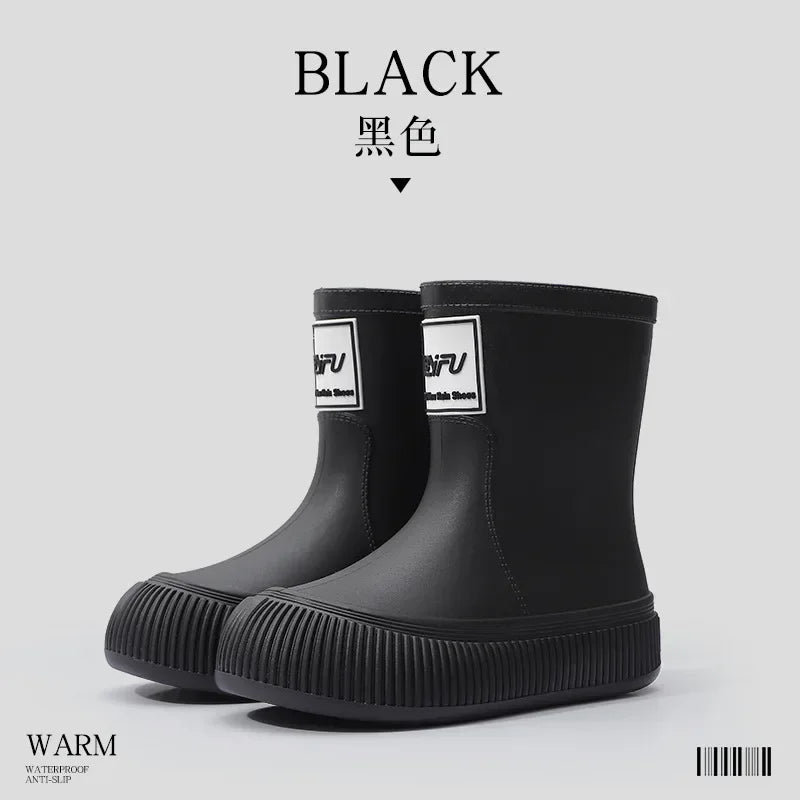 Waterproof Band Mouth Rain Shoes Women - Empire P.E