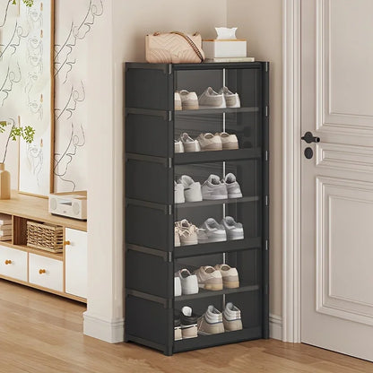 Shoe Rack-Shoe Storage Cabinet Vertical Shoe Organizer