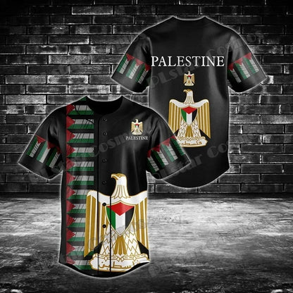 Argentina/Panama/Scotland Flag & Coat Of Arms 3D Printed Fashion Men's Baseball Shirt Street Unisex Adult Baseball Jersey KZ07 - Empire P.E