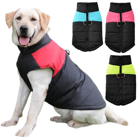 Winter Big Dog  Waterproof Vest Jacket