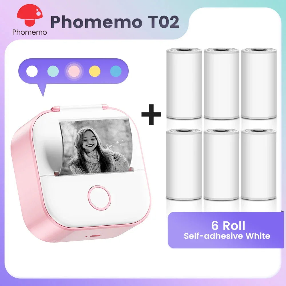 Pocket Printer Mini Portable Label Maker Self-adhesive - Empire P.E