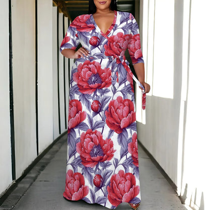 Plus Size Maxi Dress for Women - Empire P.E