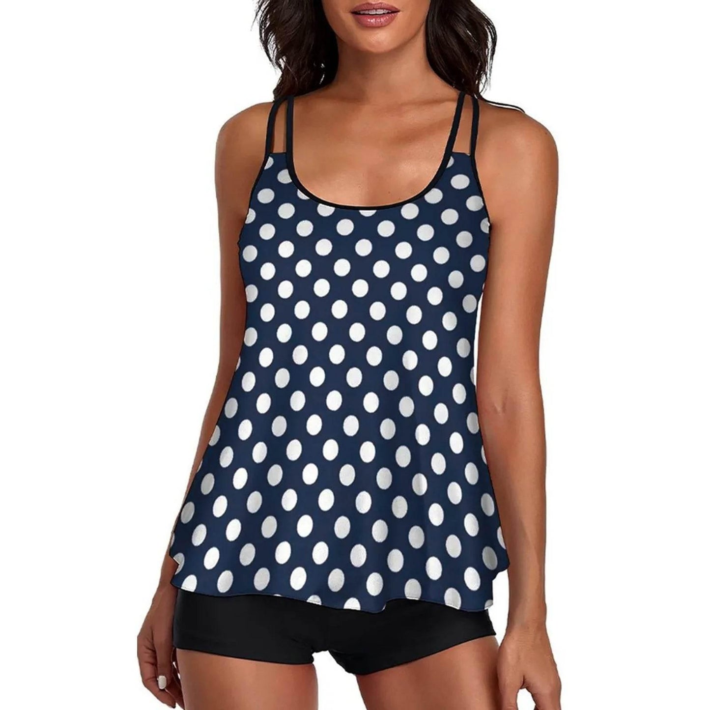 2024 Personality Popular Women's Swimsuit Sexy Printed Vest Shorts Swimsuit Two-Piece Set Soft And Comfortable Swimwear - Empire P.E