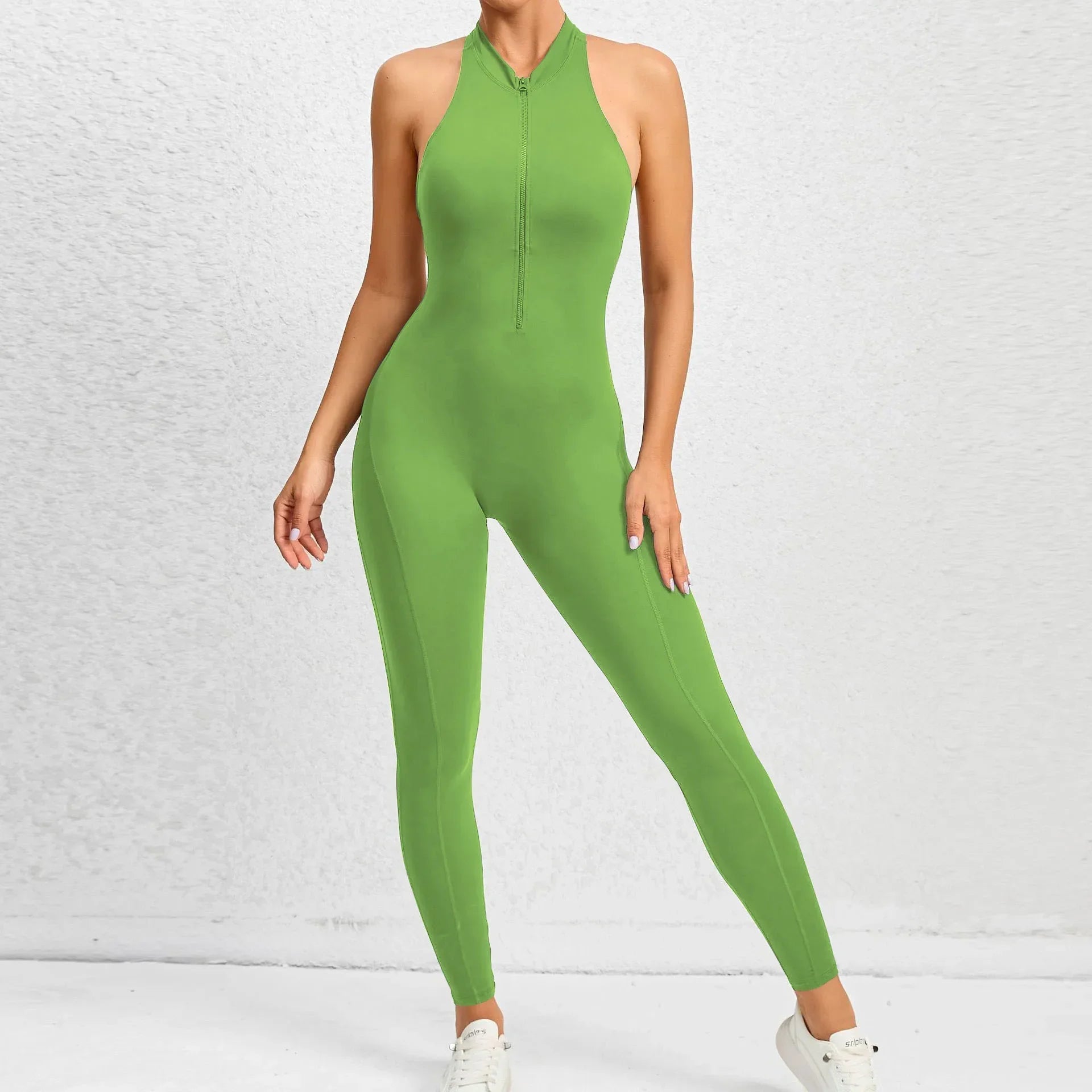 New Zip Up Rompers Scrunch Butt Yoga Sets - Empire P.E