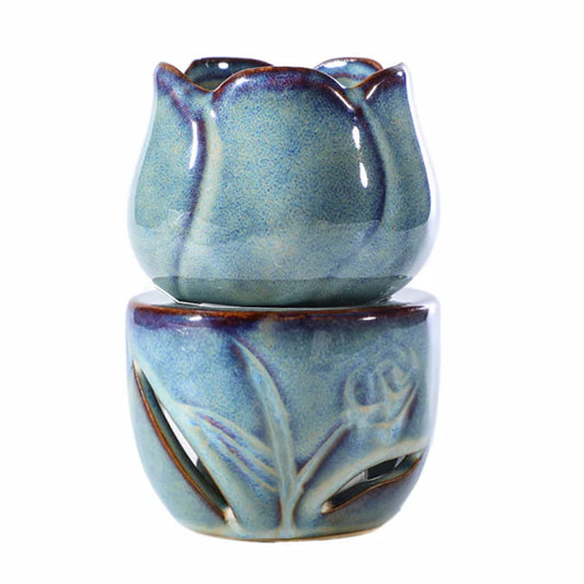 Tulip Ceramic Essential Oil Incense Burner