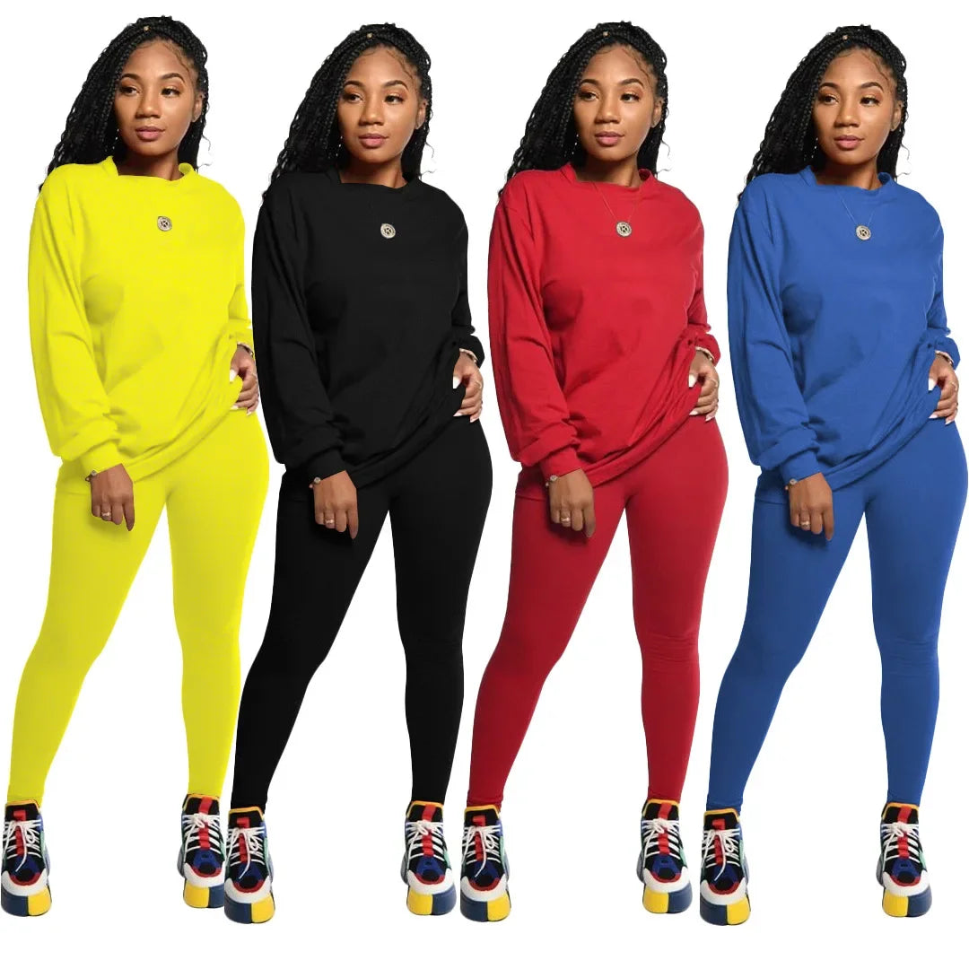 Winter Spring Two Piece Outfits for Women Short Set 2 Piece - Empire P.E