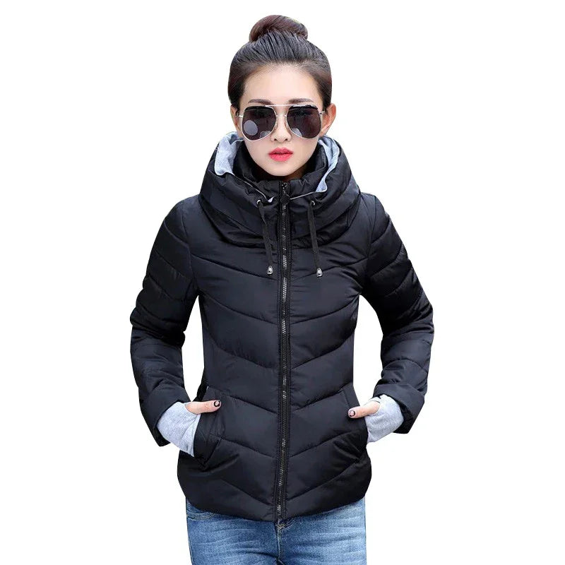 Women's Thicken Outerwear Solid Coats - Empire P.E
