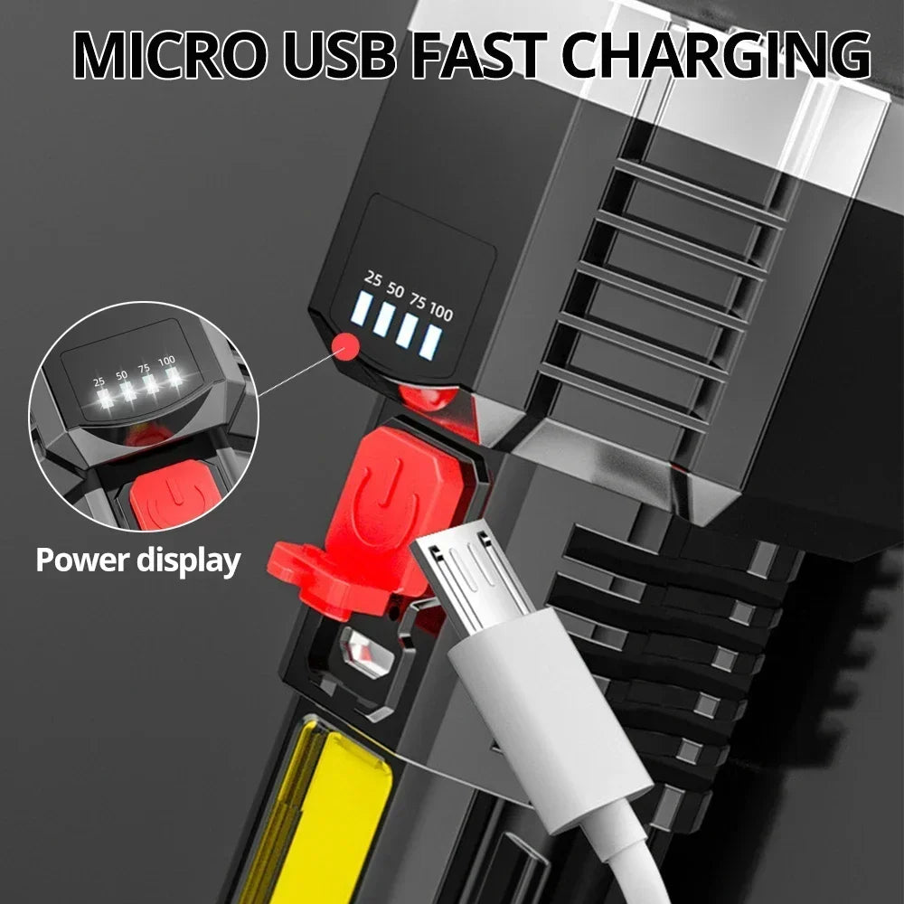 High Power Rechargeable Led Flashlights 7LED - Empire P.E
