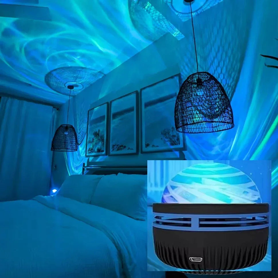 LED Galaxy Light Colorful Galaxy Sky Projector Bedroom Night Light - Empire P.E