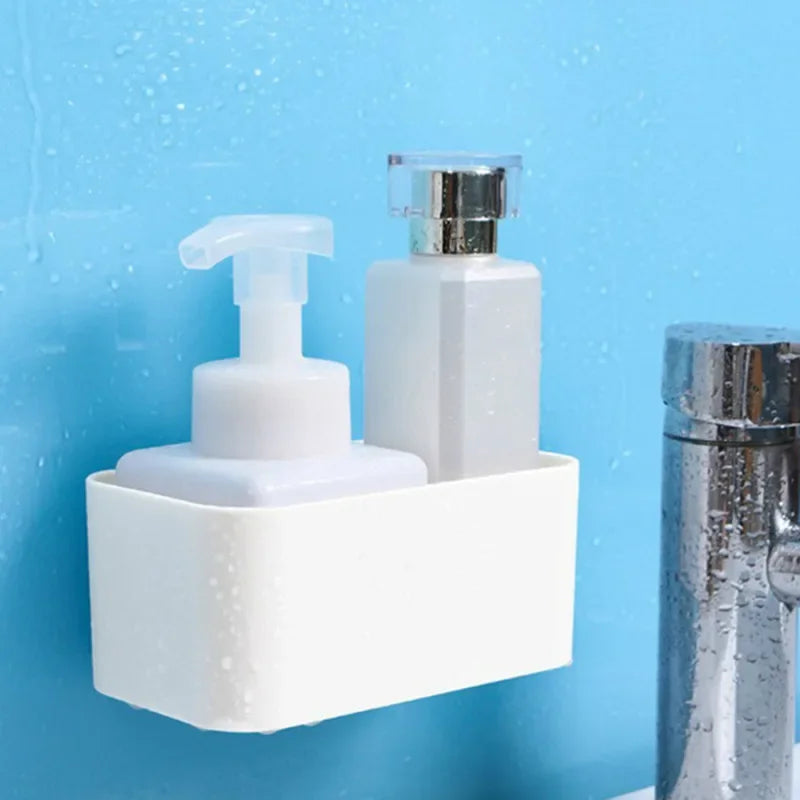 Wall Mounted Cosmetic Storage Rack Shelf