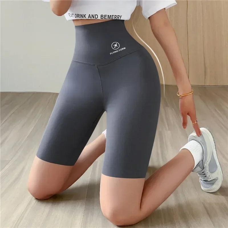 Seamless Women Sports Shorts High Waist Fitness Jogging Body Shaping Boxers Push Up Scrunch Butt Biker Slim Underwear - Empire P.E