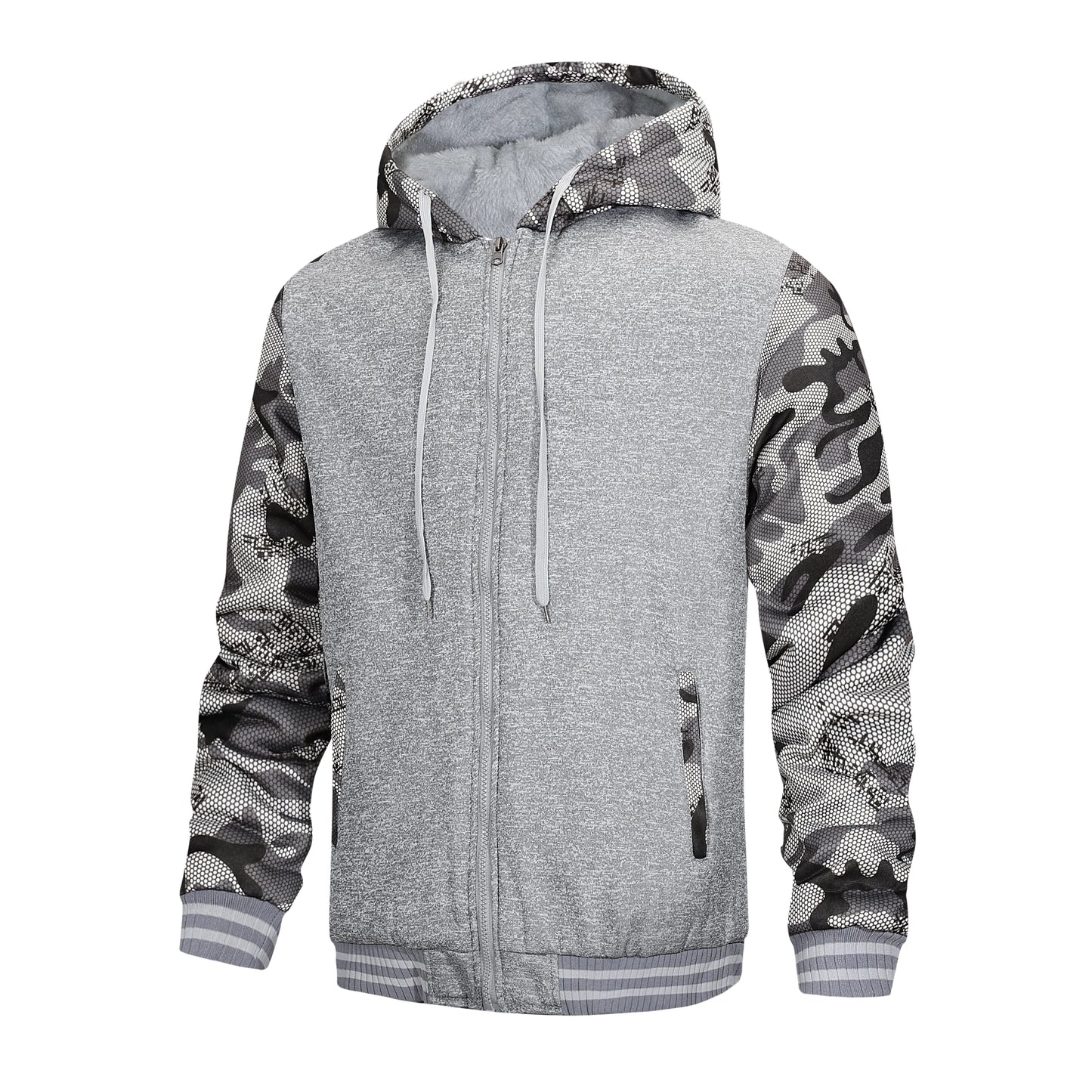 New Men's Lamb Fleece Thickened Warm Jacket - Empire P.E