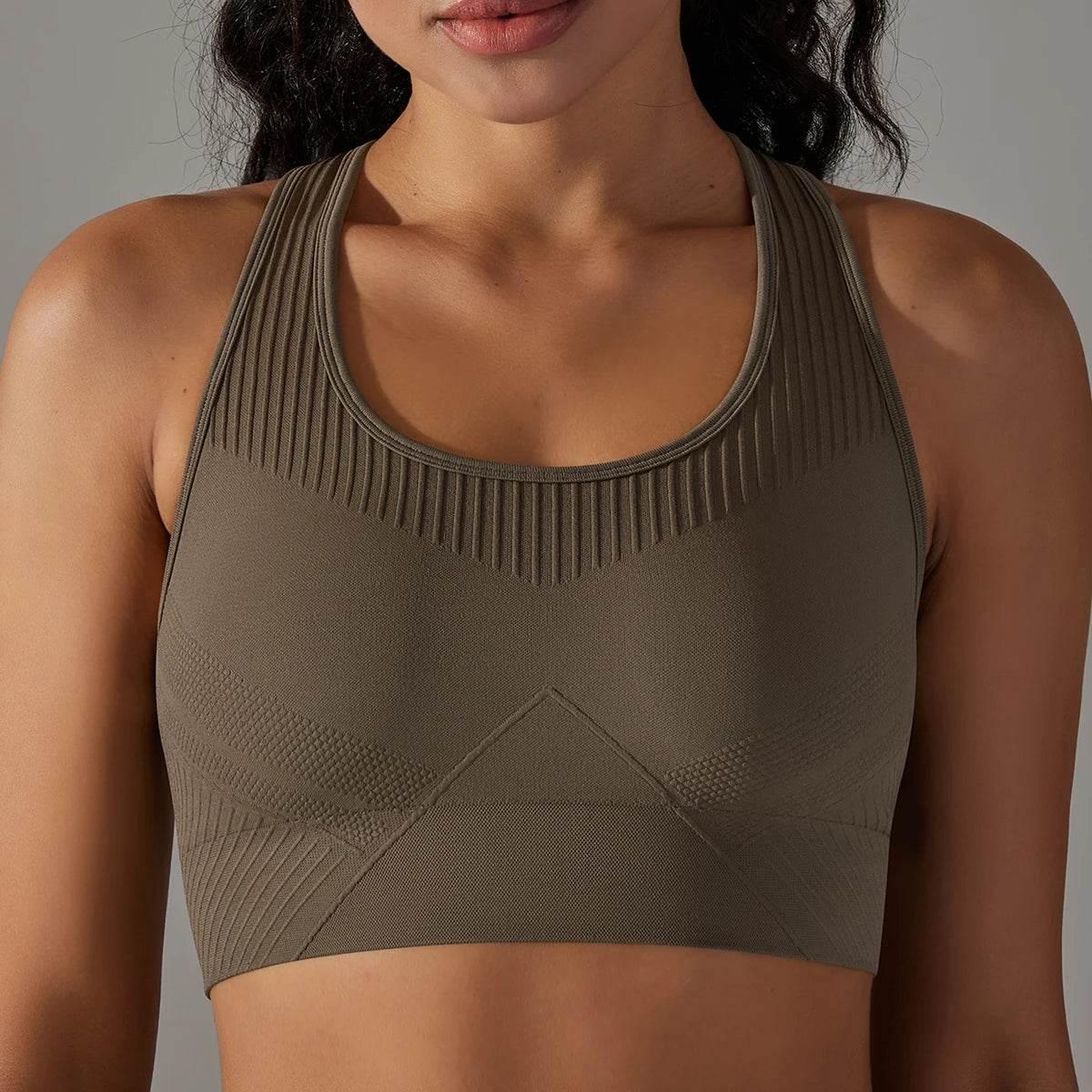 Women Yoga Set Seamless Gym Sportswear Long Seelves High Waist Leggings Sports Clothing Set Fitness Bra Vest Shorts Tracksuit - Empire P.E