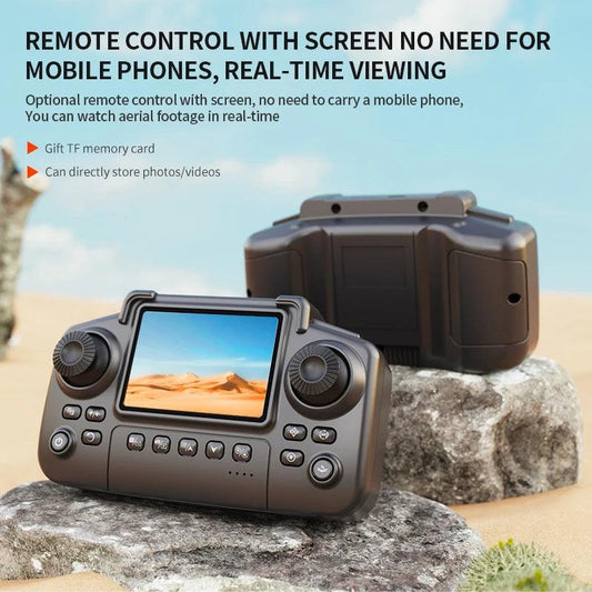 New E88Pro RC Drone Professinal With Screen Remote Control Wide Angle Dual 8K HD Camera Foldable RC Helicopter WIFI FPV Gift Toy - Empire P.E