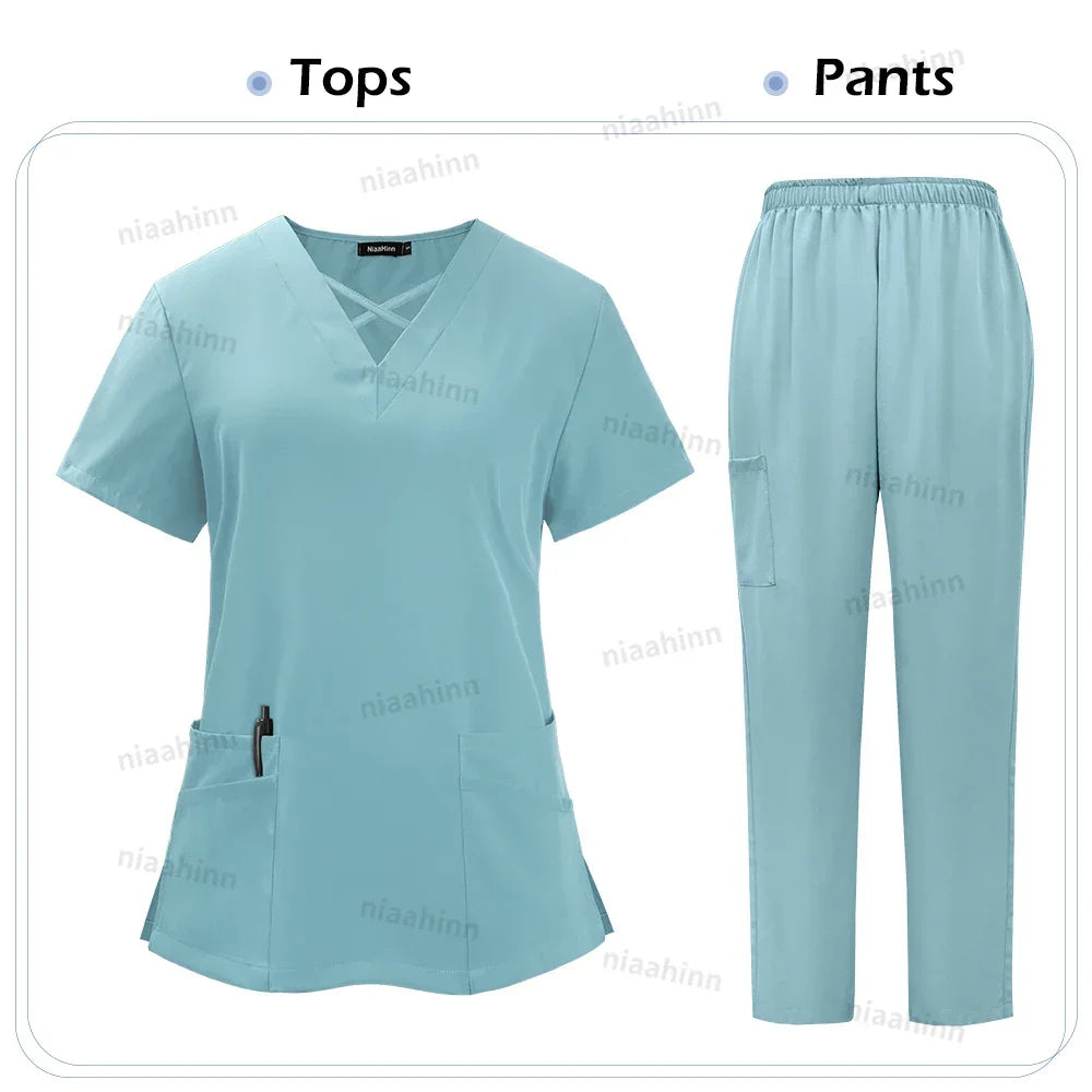 Medical Scrub Uniform Set