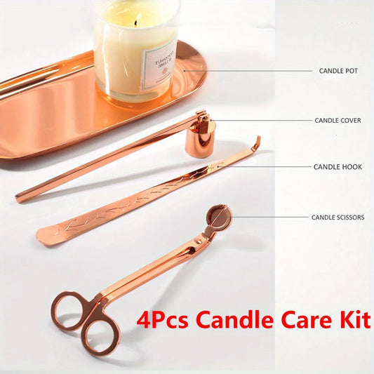 4pcs/set Luxury Candle Care Kit