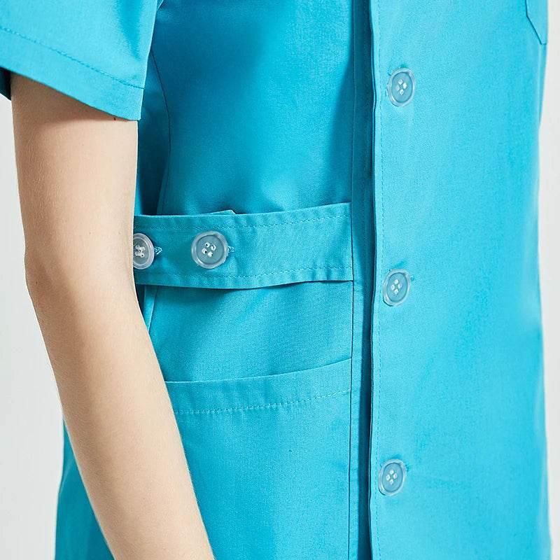 Niaahinn Health Services Scrubs Set Uniforms V-Neck Beauty Salon Work Uniform Women Sets Pet Grooming Institution Scrubs Coat - Empire P.E