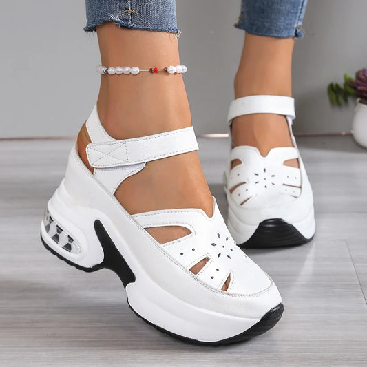 Women  Summer Solid Wedge Shoes