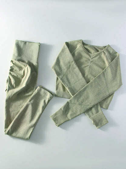 Women's 2 Piece Seamless Yoga Sportswear Set