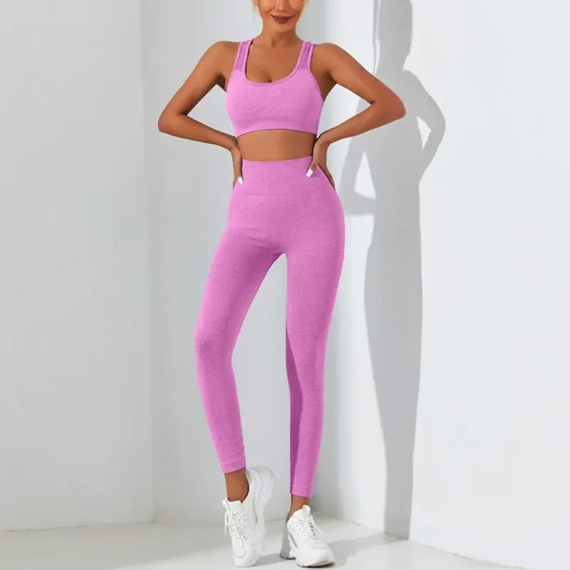 Yoga Basic 2pcs Seamless High Stretch Leggings