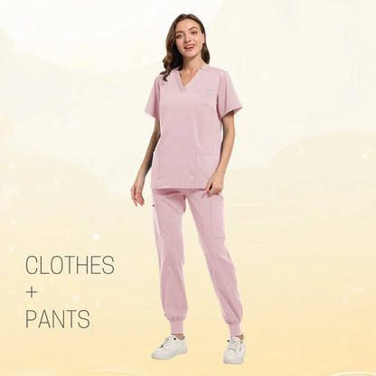 Multicolor Women Pet Shop Doctor Scrub Set