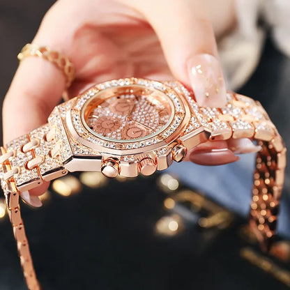 Women's Rhinestone Quartz Watch - Empire P.E