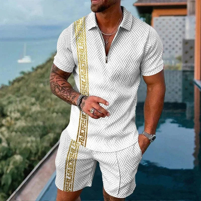 Men's Summer suit Polo Tracksuit Set - Empire P.E