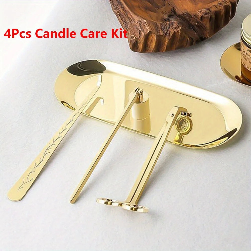 4pcs/set Luxury Candle Care Kit