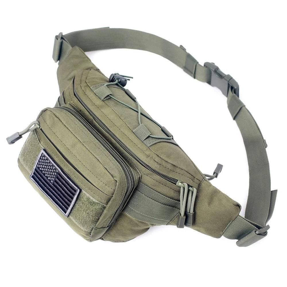 Outdoor Tactical Waist Bag 600D Nylon Oxford Outdoor EDC Fanny Pack Utility Waist Pouch Outdoor Bumbag Hunting Camping Hip Bags - Empire P.E