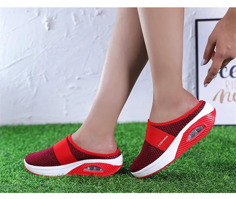 slip-ons without back female sneakers women's sport shoes professional running shoes black sports shoes skor walkx 1229 - Empire P.E