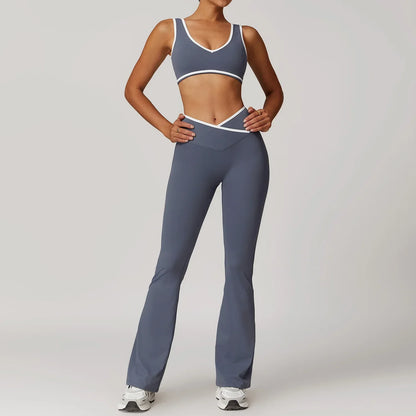 Yoga Set 2 Pieces Workout Outfits Fitness - Empire P.E