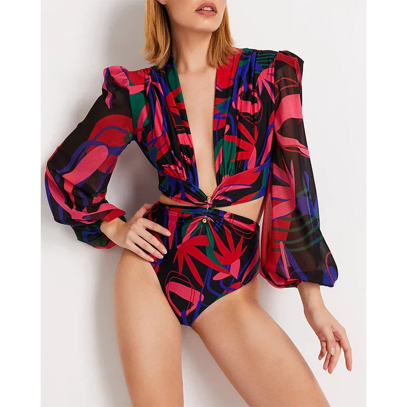 Sexy Women's 2025  Surfing Two Piece Swimsuit
